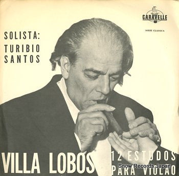 SANTOS, TURIBIO 12 estudos de villa lobos LP-CAR43.001