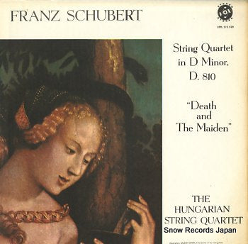 HUNGARIAN STRING QUARTET, THE schubert; string quartets in d minor d.810 STPL512.520