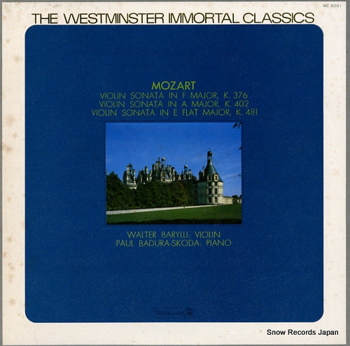 BARYLLI, WALTER mozart; violin sonata in f major k.376 MZ5051