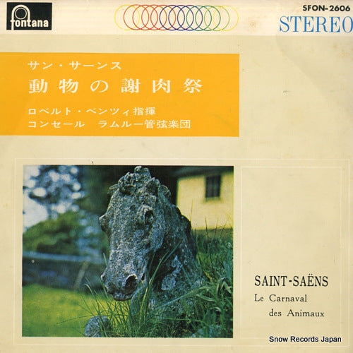 BENZI, ROBERTO saint- saens; carnival of the animals SFON-2606