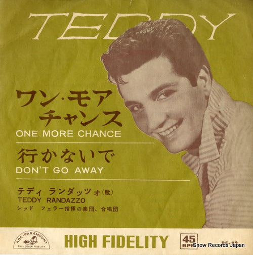 RANDAZZO, TEDDY one more chance PS-83