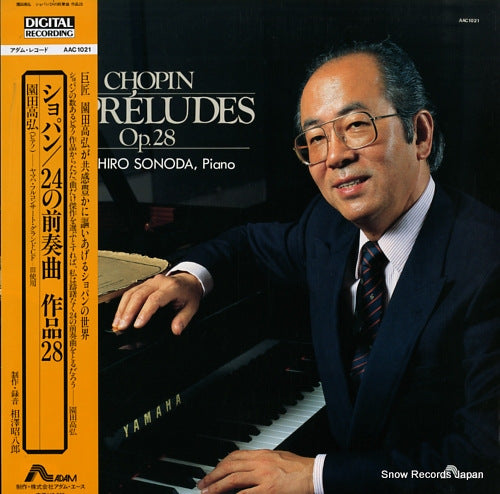 SONODA, TAKAHIRO chopin; 24preludes, op,28 AAC1021