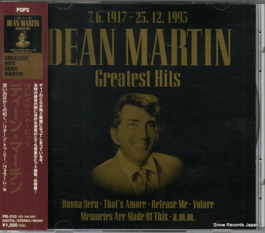 MARTIN, DEAN greatest hits PB310 / CD156.329