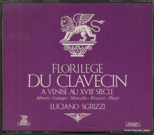 SGRIZZI, LUCIANO florilege du clavecin a venise au xviii' siecle WPCC-3305