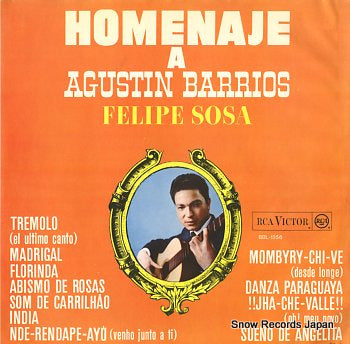 SOSA, FELIPE homenagem a agustin barrios BBL-1356