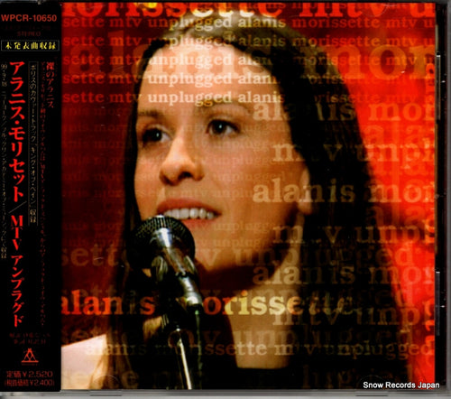 MORISSETTE, ALANIS mtv unplugged WPCR-10650