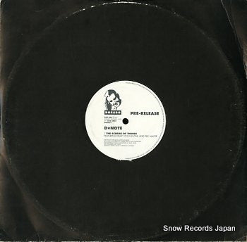 D-NOTE the scheme of things DOR002