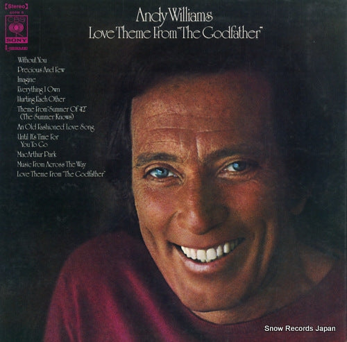 WILLIAMS, ANDY love theme from "the godfather" SOPM8