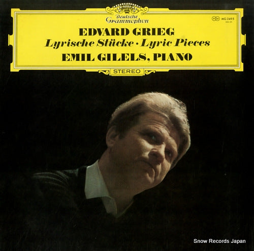 GILELS, EMIL grieg; lyric pieces MG2495