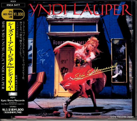 LAUPER, CYNDI she's so unusual ESCA5477