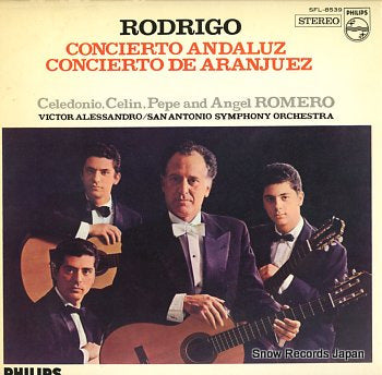 CELEDONIO, CELIN, PEPE AND ANGEL ROMERO rodrigo; concierto andaluz  SFL-8539