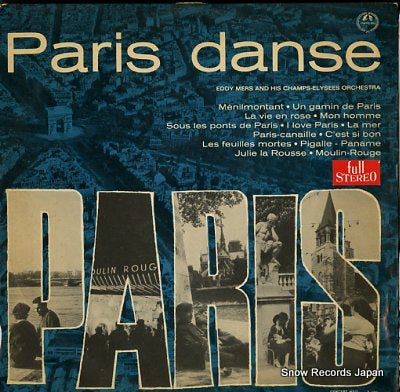 MERS, EDDY, AND HIS CHAMPS-ELYSEES ORCHESTRA paris danse P1241