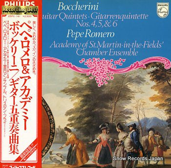 ROMERO, PEPE boccherini, luigi; guitar quintets 25PC-141