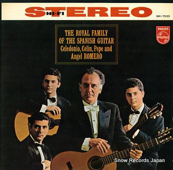 CELEDPNI, CELIN, PEPE AND ANGEL ROMERO royal family of the spanish guitar SM-7535