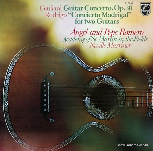 MARRINER, NEVILLE / PEPE ROMERO giuliani; guitar concerto in a major, p.30 X-7564