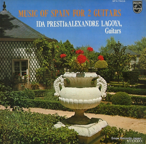 PRESTI, IDA, AND ALEXANDRE LAGOYA music of spain for 2 guitars SFX-7803