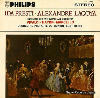 PRESTI, IDA AND ALEXANDRE LAGOYA concertos pour deux guitares et cordes SFL-7743
