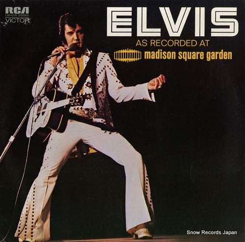 PRESLEY, ELVIS as recorded at madison square garden LSP-4776