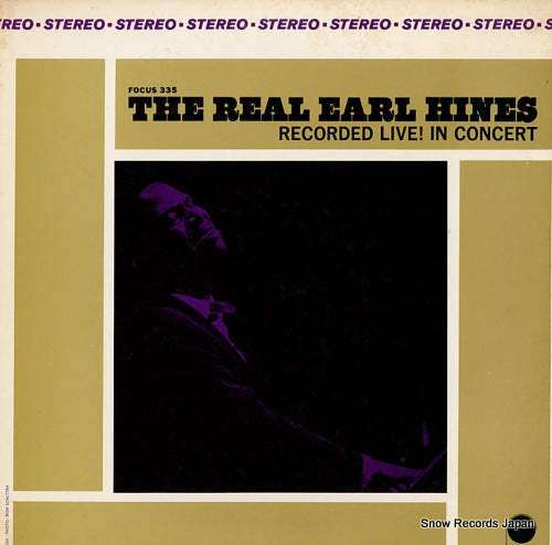 HINES, EARL the real earl hines / live in concert P-6177A