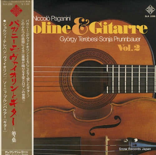 TEREBESI, GYORGY / SONJA PRUNNBAUER paganini; violin & guitar vol.2 SLA1096