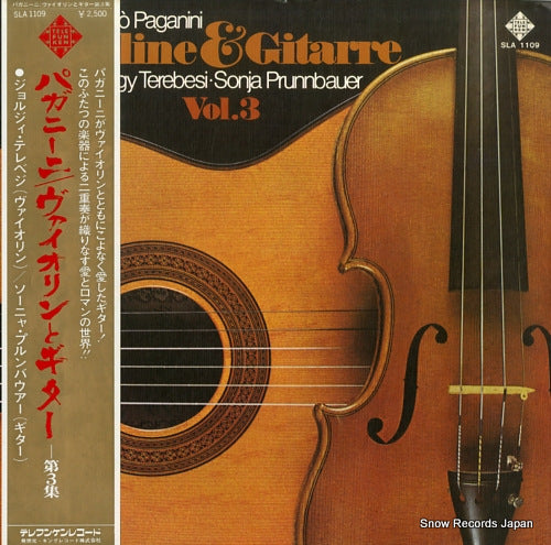 TEREBESI, GYORGY / SONJA PRUNNBAUER paganini; violin & guitar vol.3 SLA1109