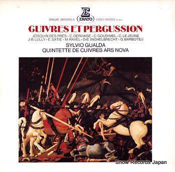 GUALDA, SYLVIO cuivres et percussion ERX-4005