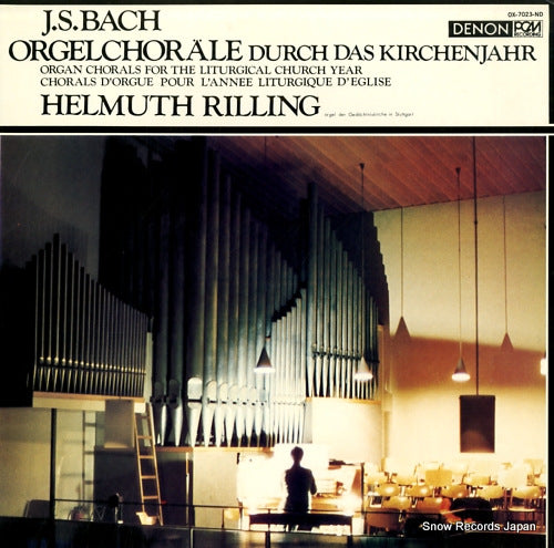 RILLING, HELMUTH bach; orgelchorale durch das kirchenjahr OX-7023-ND