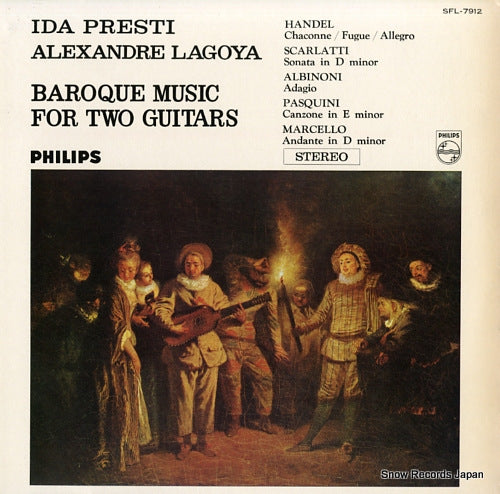 PRESTI, IDA / ALEXANDRE LAGOYA baroque music for two guitars SFL-7912