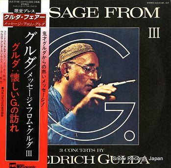 GULDA, FRIEDRICH message from g. thrid concert ULS-3185-6-P