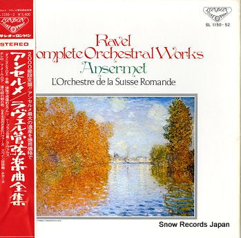 ANSERMET, ERNEST ravel; complete orchestra works SL1150-52