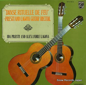 PRESTI, IDA / ALEXANDRE LAGOYA danse rituelle de feu presti and lagoya guitar recital SFX-7812
