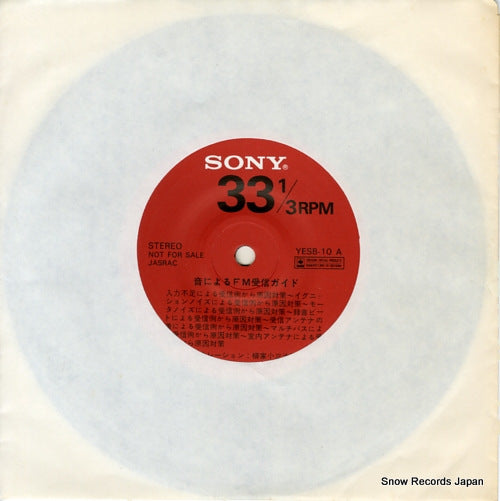 V/A fm reception guide by sound YESB-10