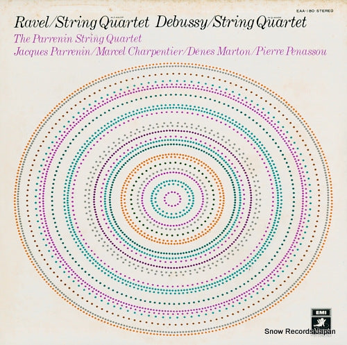 PARRENIN STRING QUARTET, THE ravel; string quartet EAA-180