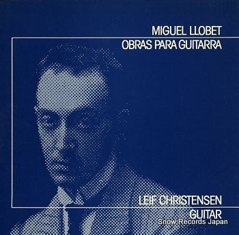 CHRISTENSEN, LEIF miguel llobet ;obras para guitarra PAULA20
