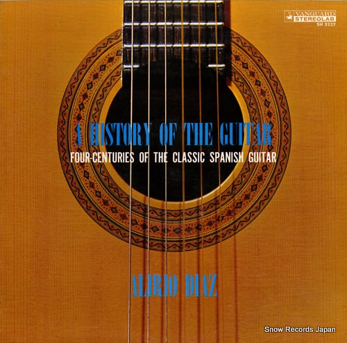 DIAZ, ALIRIO a history of the guitar SH5227