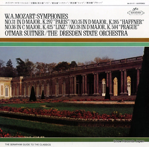 SUITNER,OTMAR mozart; symphonies no.31 in d major, k.297 paris AA.5117-18