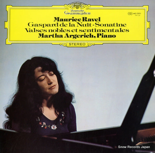 ARGERICH, MARTHA ravel; gaspard de la nuit MG2501