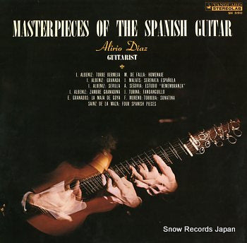 DIAZ, ALIRIO master pieces of the spanish guitar SH5190