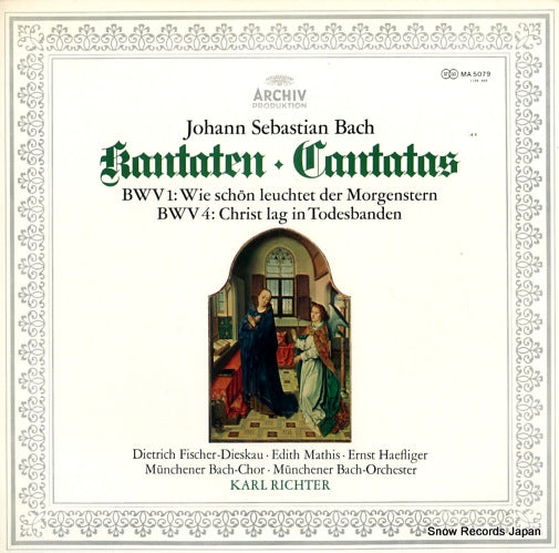 RICHTER, KARL bach; cantatas MA5079