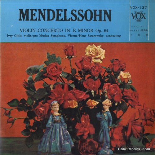 SWAROWSKY, HANS mendelssohn; violin concerto in e minor op.64 VOX-137