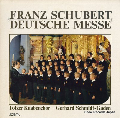 SCHMIDT-GADEN, GERHARD schubert; deutsche messe 40.22.409