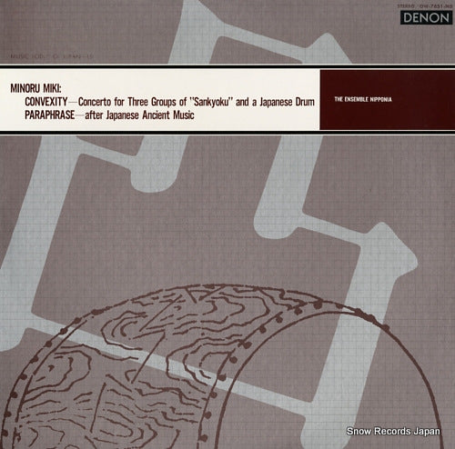 MIKI, MINORU convexity / paraphrase OW-7851-ND