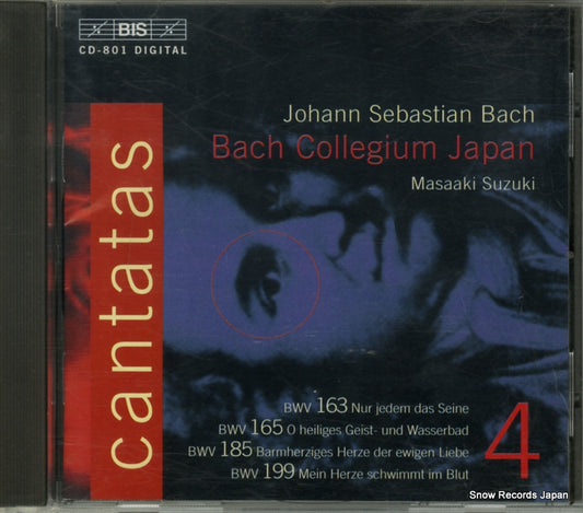SUZUKI, MASAAKI bach; cancatas 4 BIS-CD-801 / KKCC-2235