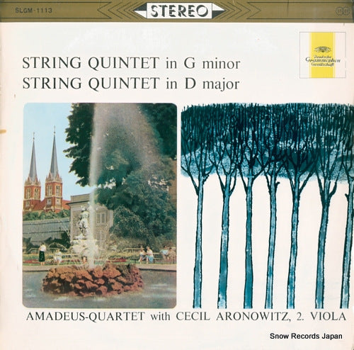 AMADEUS QUARTET mozart; string quintet in g minor & d major SLGM-1113