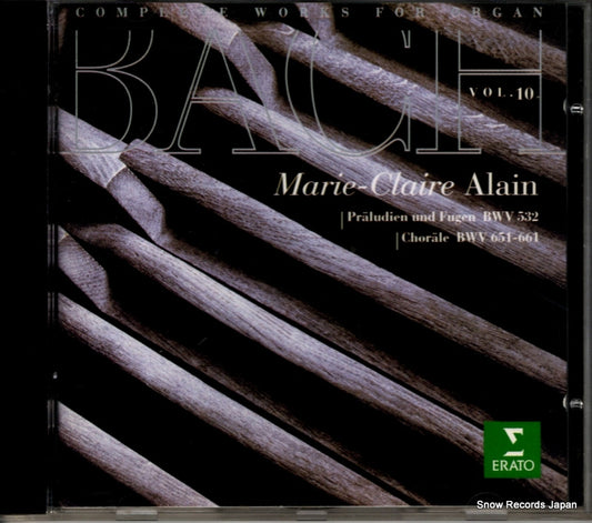 ALAIN, MARIE-CLAIRE bach; complete works for organ vol.10 4509-96743-2