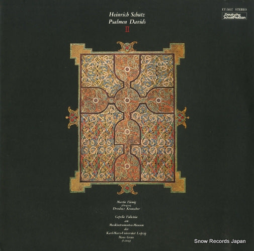 FLAMIG, MARTIN heinrih schutz; psalmen davids 2 ET-5037