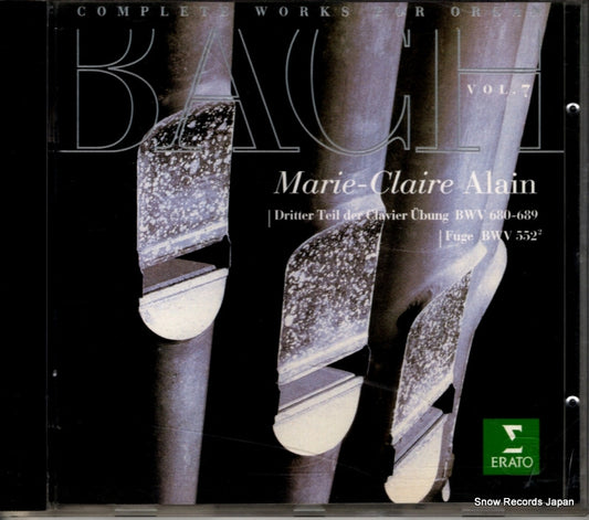 ALAIN, MARIE-CLAIRE bach; complete works for organ vol.7 4509-96724-2