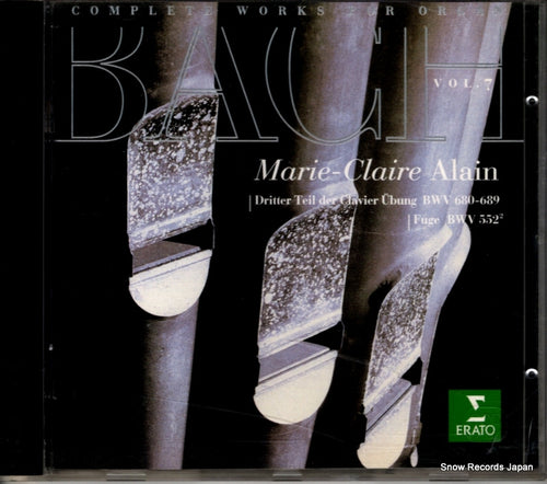 ALAIN, MARIE-CLAIRE bach; complete works for organ vol.7 4509-96724-2