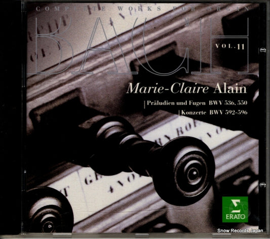 ALAIN, MARIE-CLAIRE bach; complete works for organ vol.11 4509-96744-2