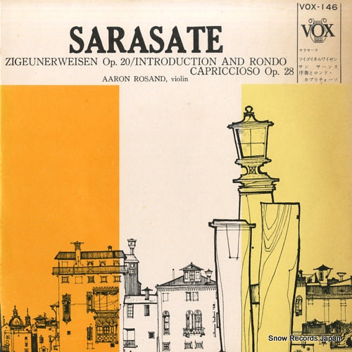 ROSAND, AARON sarasate: zigeunerweisen op.20 no.1 VOX-146